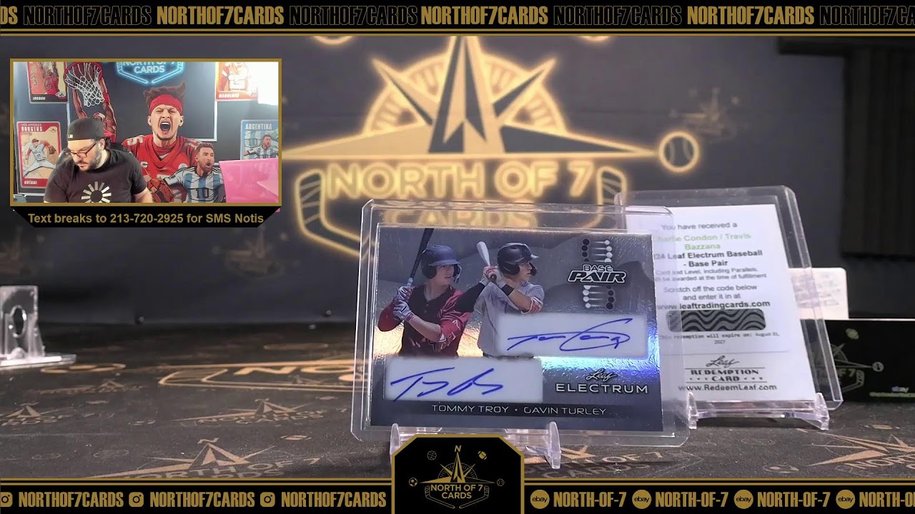 2024 Leaf Electrum Baseball Hobby 1X Case Player Break 4 Sep 13