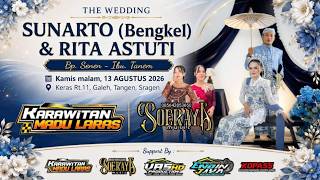 🔴Live Tayub Madu Laras & Soeraya Musik // Endin jaya Audio VAS HD // WEDDING NARTO  & RITA