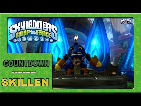 Countdown Skillen auf Raketenschützeweg Skylanders Swap Force Verbessern/Skillen