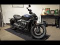 Prise en main triumph rocket 3 rgt storm 2024  passion rides