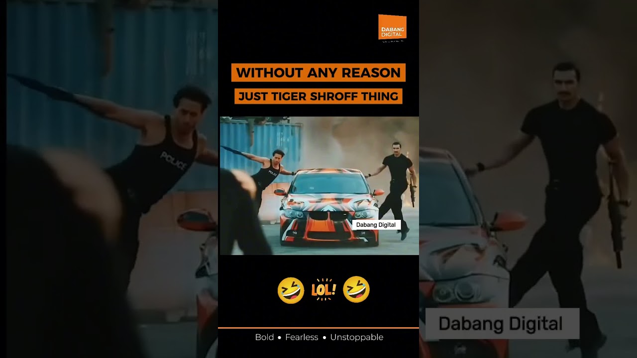 Tiger Shroff Jumping for No Reason 😂 | Just Tiger Things! 🐅💪 | Dabang Digital