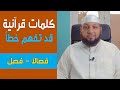 كلمات قرآنية قد تفهم خطأ      فصالا   فصل    ياسر سلامة نجومي