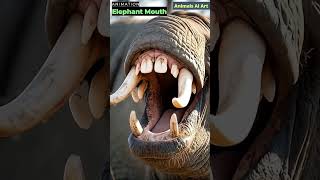Elephant 🐘 mouth Anatomy Animation/Animal AI Art/64