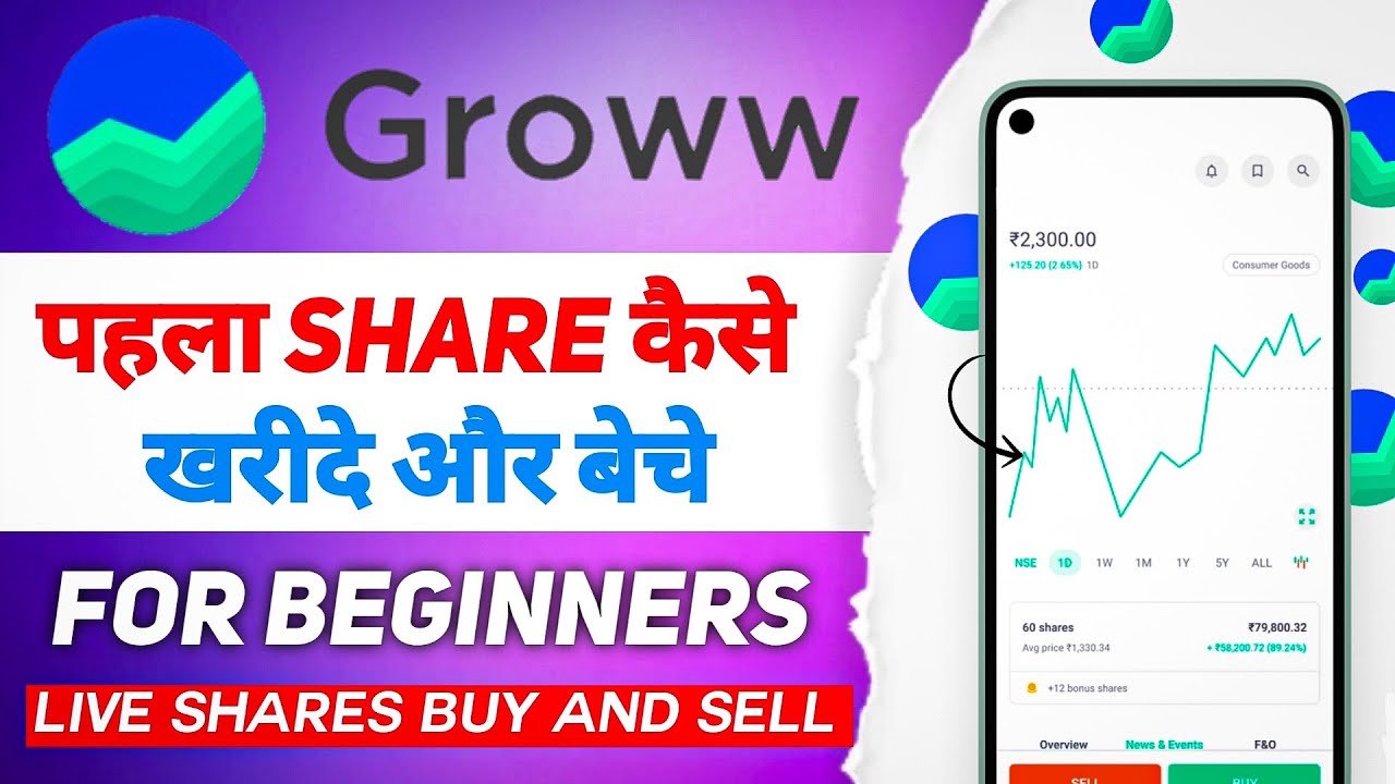 Groww App Me Share Kaise Kharide | How To Buy Shares In Groww App
