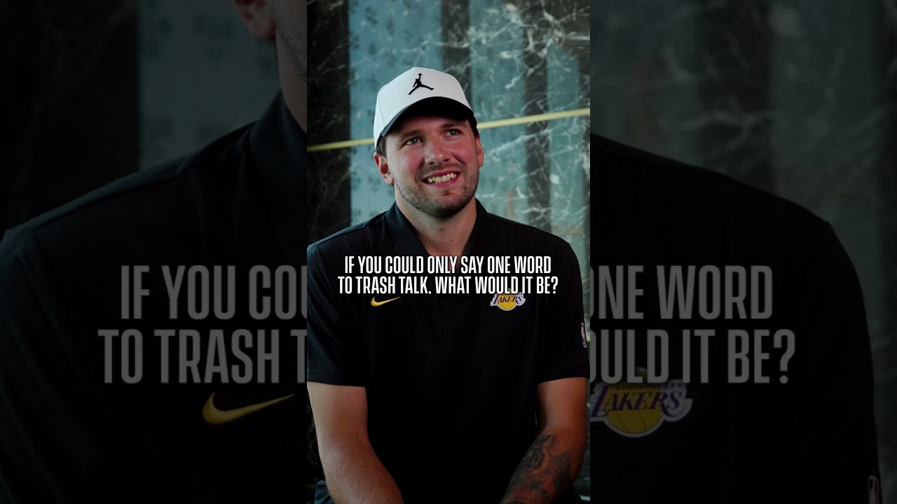Luka Dončić Takes the One Word Interview #Lakers