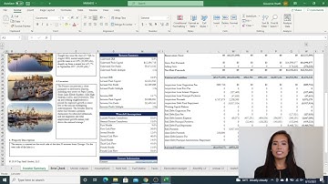 TSM Marina Acquisition Excel Model Walk Through
