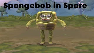 I created Spongebob in Spore