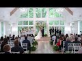 Lauren and garretts wedding ceremony at the french farmhouse