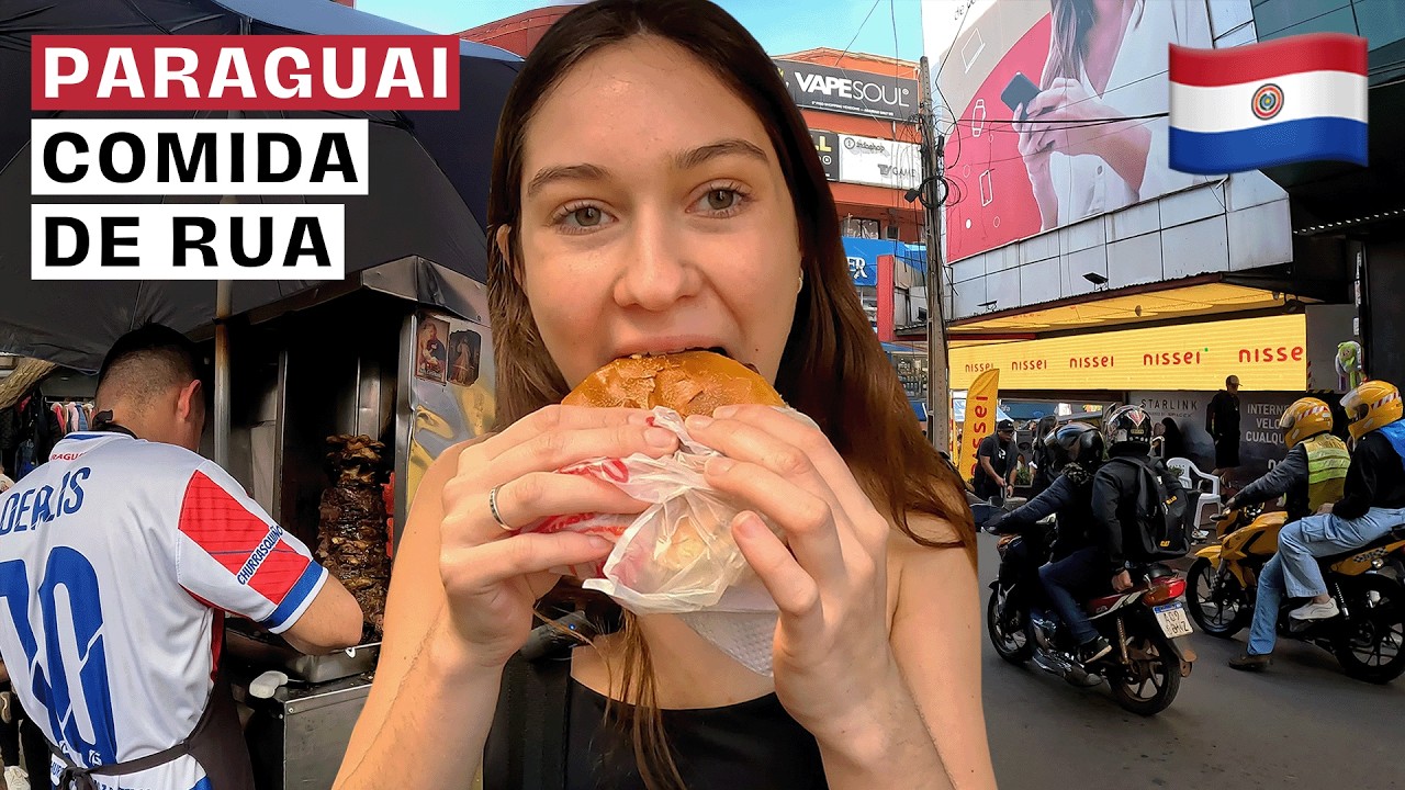 PROVANDO COMIDA DE RUA NO PARAGUAI - Ciudad del Este I Ep. 9