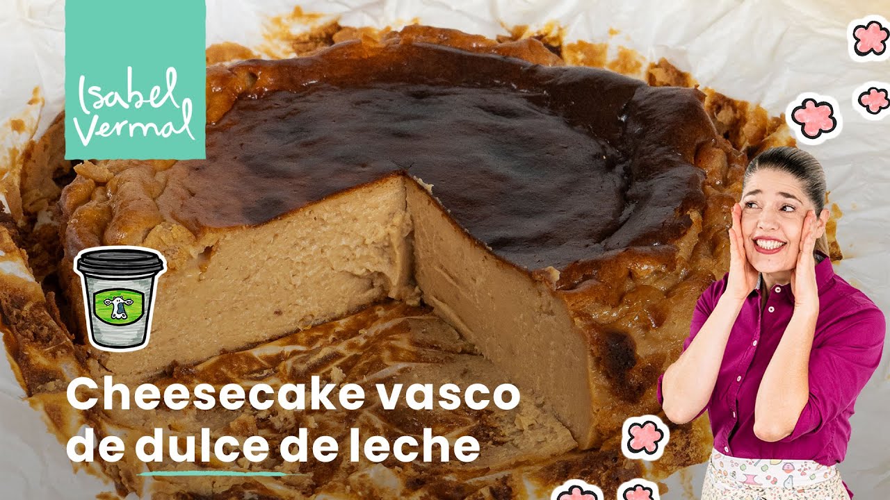 Cheesecake vasco de dulce de leche