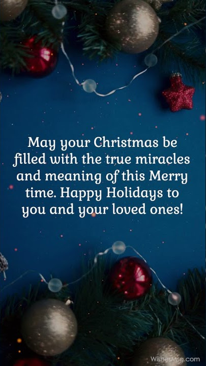 Merry Christmas 2024 || WishesMsg.com