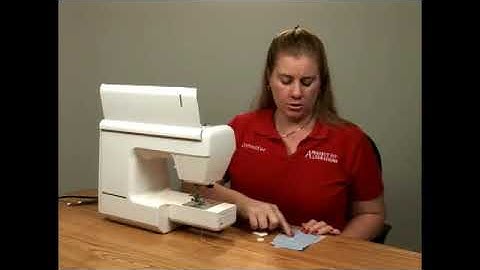 Making a Button Hole Using Zigzag Stitch