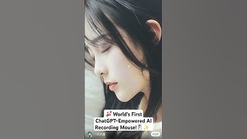 🚀 World’s First ChatGPT-Empowered AI Recording Mouse!🖱️✨ #Cheerdots2 #AIMouse #ProductivityHack