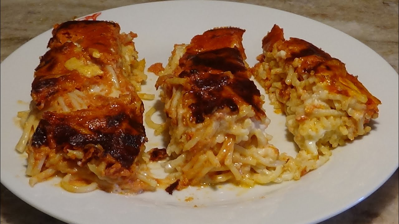 Запеченная паста Вкусные спагетти № 41
