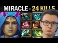 Anti-Mage Dota Gameplay Miracle with 24 Kills and Ring
