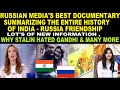 Russian media  why stalin hated gandhi  the gandhi dynasty rule  history of india  russia