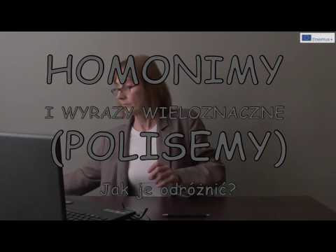 Wideo: Jak Rozpoznać Homonimy
