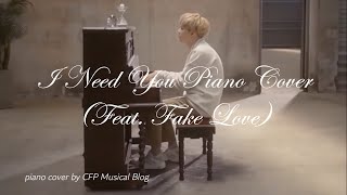 BTS Piano  I Need You (feat. Fake love) with Suga short film