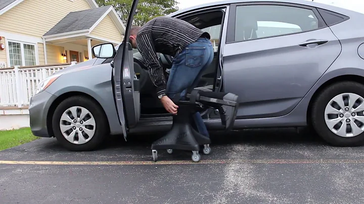 Hands Free Knee Scooter RollerFoot in Car