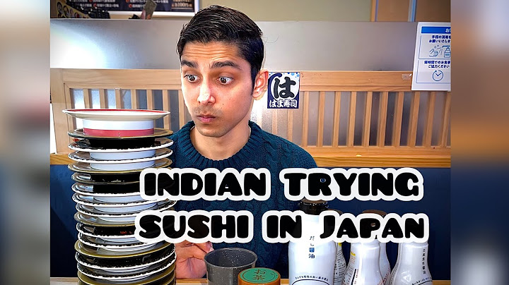 Indian Trying Sushi in Japan | Conveyor Belt Sushi | HamaZushi