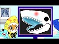 【サメニンの冬のアニメ】サメのレントゲンを撮ってみよう！骨と体の仕組みを知ろう知育教育アニメ！