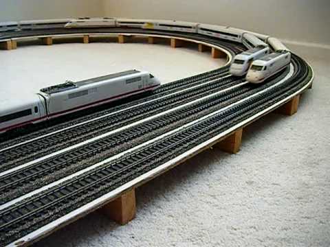 Fleischmann ICE Trains (view 3) - YouTube