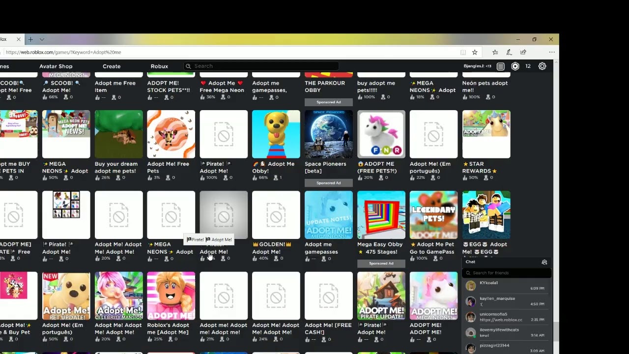 Adopt me and chat and have fun - YouTube