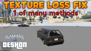 TEXTURE LOSS || 1 EASY FIX THAT WORKED FOR ME