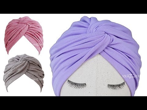 Video: Paano Maghilom Ng Isang Turban Hat