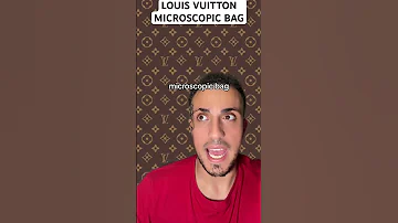 Louis Vuitton Microscopic Bag 