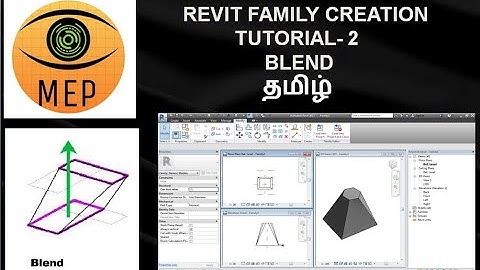 REVIT FAMILY CREATION  BLEND  TUTUORIAL- 2