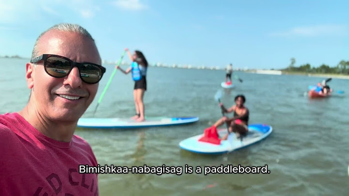 Bimishkaa-nabagisag = Paddleboard (Ojibwe Word of the Day)