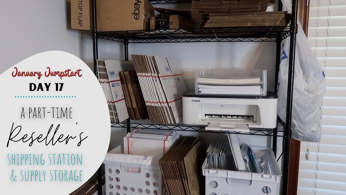 Vlog - Organizing My Shipping Boxes at new Warehouse ~