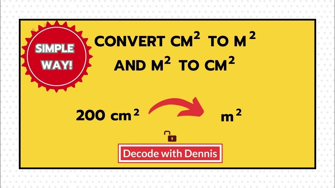 easy-way-to-convert-cm2-to-m2-and-m2-to-cm2-youtube