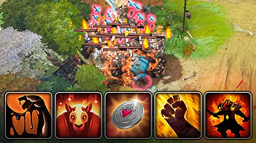 BROKEN COMBO on Ember Spirit : Lucky Shot + Sticky Napalm | Ability Draft