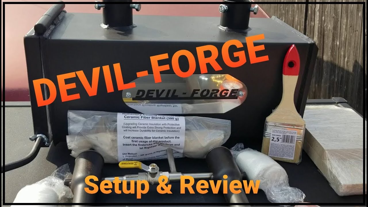 DEVIL-FORGE Fragua de gas DFHS2+1D/5.2 Horno de Forja, 2