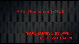 Famous 03 Print Statement in Swift Profile