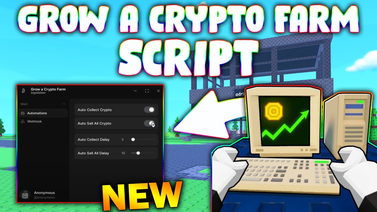 NEW* Grow a Crypto Farm Script (PASTEBIN 2025) ( AUTO COLLECT , AUTO SELL )  - YouTube