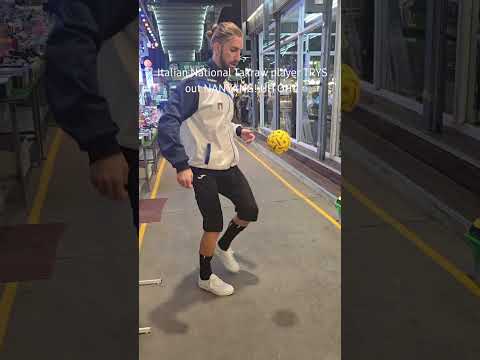 Italian National Takraw Player asks to where to buy Nanyang Shoes! I took him to buy a pair! #takraw