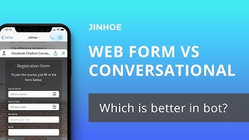 Web Form VS Conversational Form in Facebook Messenger