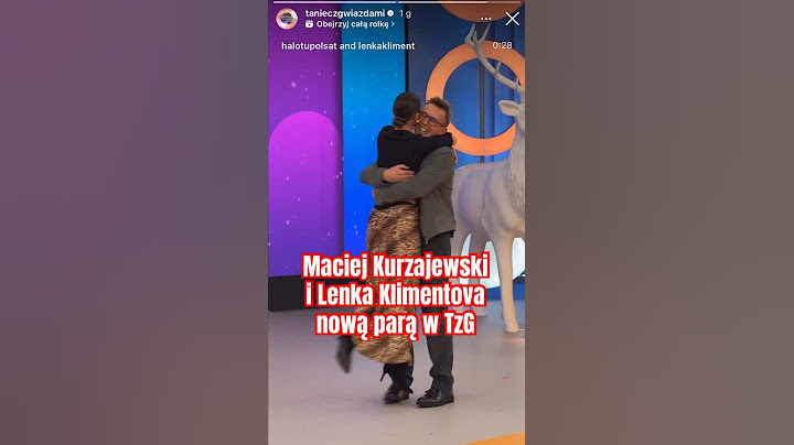 Maciej Kurzajewski zatańczy w Tańcu z gwiazdami w parze z Lenką Klimentovą #tanieczgwiazdami #taniec