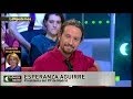 Pablo Iglesias, a Esperanza Aguirre: "Podemos condena la actividad de ETA. Fin de la cita"