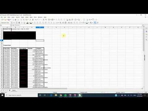 How to extract Discover credit card transactions as Excel file