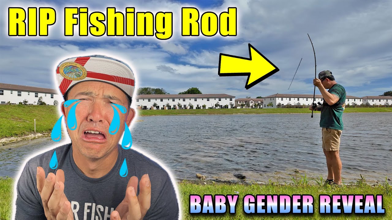 Peacock Bass RIP Fishing Rod & My Baby Gender Reveal!!! 