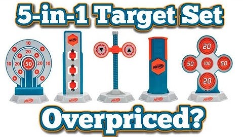 [REVIEW] NERF Elite 5-in-1 Target Range Challenge Set | NOT BAD?