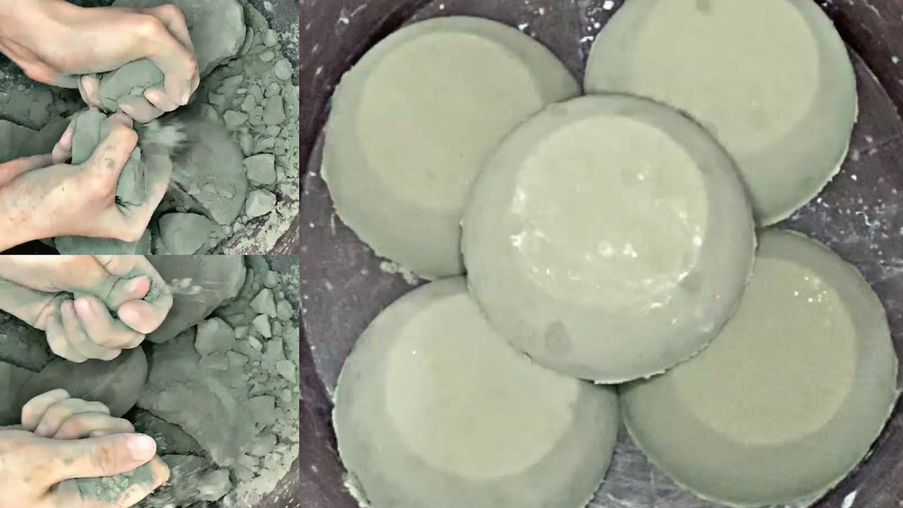 ASMR Crushing Whole Pure Cement Bars/Blocks Oddly Satisfying Dusty