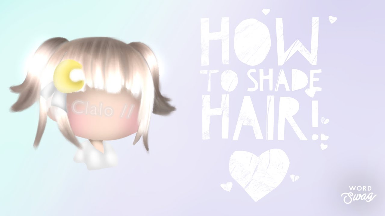 How To Shade Edit Hair In Gacha Life Simple And Easy For Beginners Ibispaint X Youtube