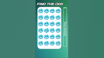 Find The Odd One Out | Emoji Quiz Game #viralshorts #puzzle #Odd one out