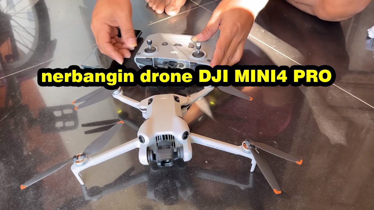 Tutorial singkat cara menerbangkan drone dji mini 4 pro - YouTube
