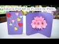 Como Hacer una Tarjeta Pop Up de Flores 3D de Papel